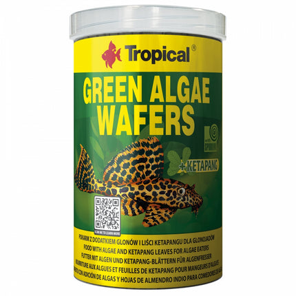 Tropical Green Algae Wafers  1 Liter